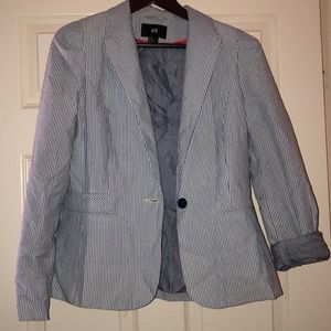 Blue stripped blazer